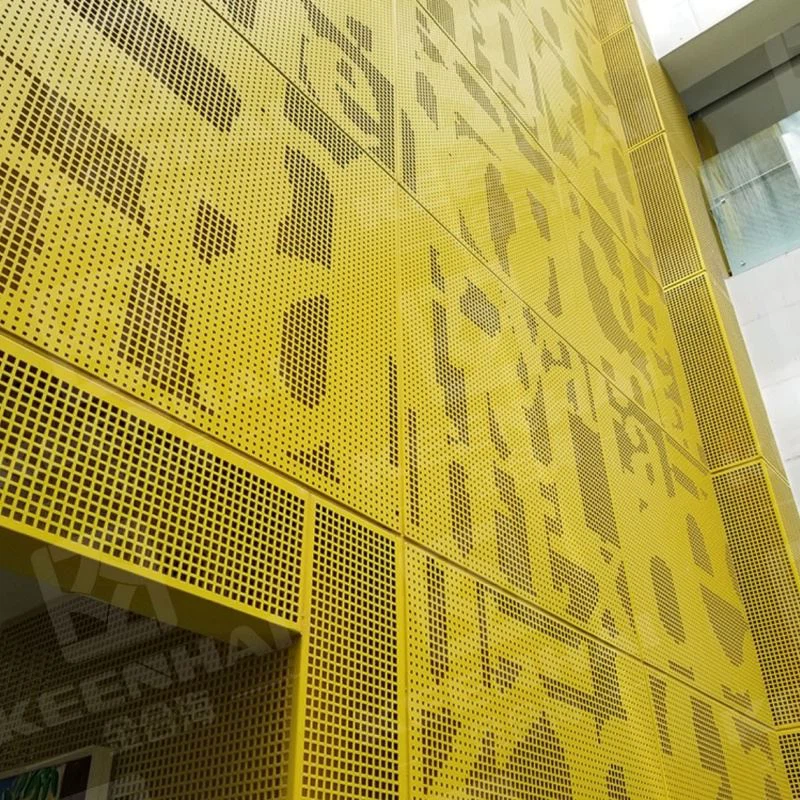 Panel Berlubang Aluminium Komersial Moden