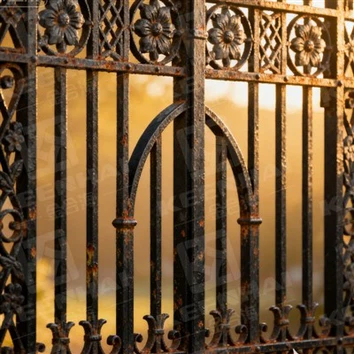 Pintu pagar besi
